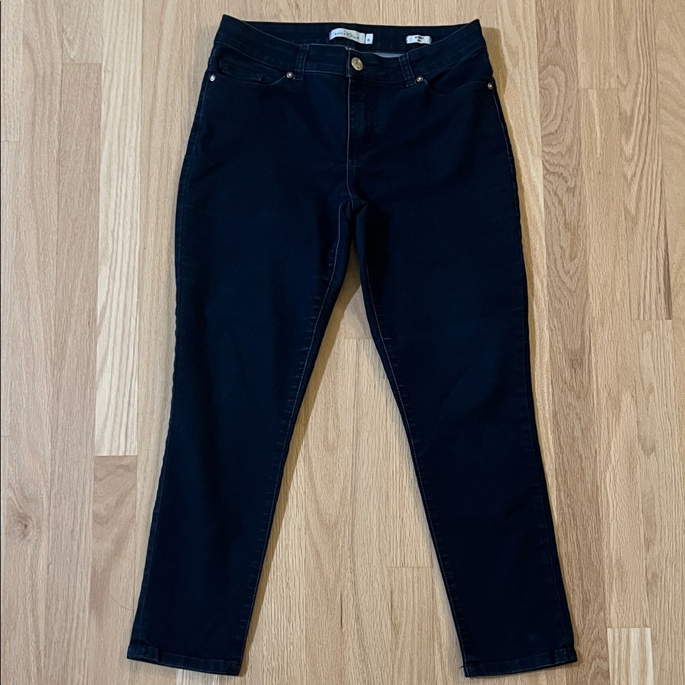 Beija-Flor Sleek Blue Ankle Jeans - Size 6
